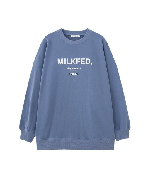 STENCIL AND BAR LOGO BIG SWEAT TOP