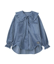 BIG COLLAR CORDUROY SHIRT
