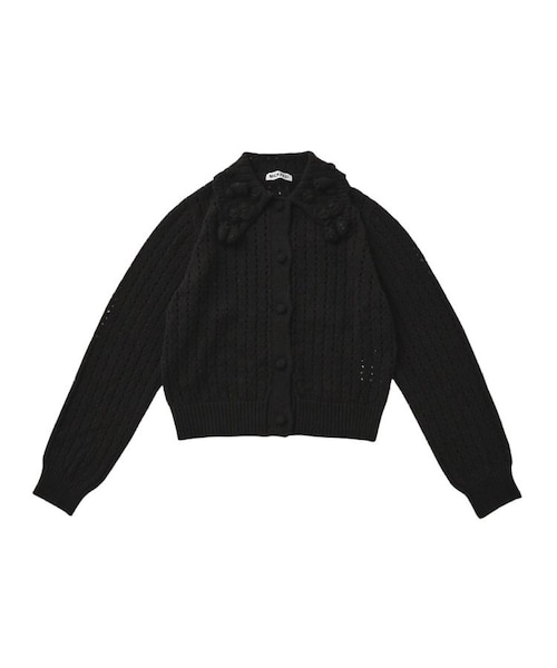 STRAWBERRY KNIT CARDIGAN｜ミルクフェドの通販｜&mall（アンドモール