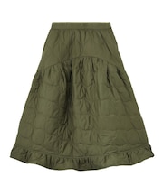 QUILTED FLARED SKIRT