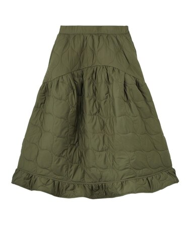 QUILTED FLARED SKIRT