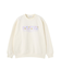 BLOOMING FLOWER EMBROIDERY SWEAT TOP