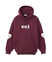 HEART ELBOW PATCH SWEAT HOODIE