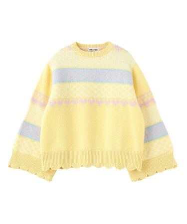 PATTERNED KNIT TUNIC