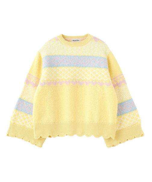 PATTERNED KNIT TUNIC