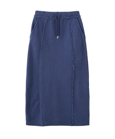 FADED SWEAT LONG SKIRT