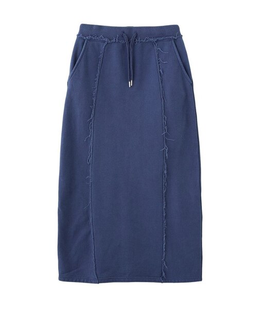 FADED SWEAT LONG SKIRT