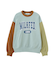 COLOR BLOCK SWEAT TOP