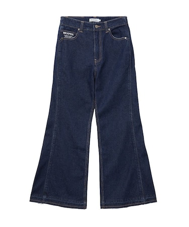 FLARED DENIM PANTS