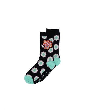 FLOWER LOGO JACQUARD SOCKS