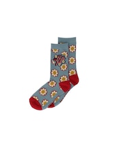 FLOWER LOGO JACQUARD SOCKS