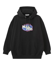 OVAL LOGO WIDE HOODIE SWEAT