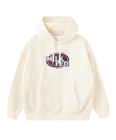 OVAL LOGO WIDE HOODIE SWEAT