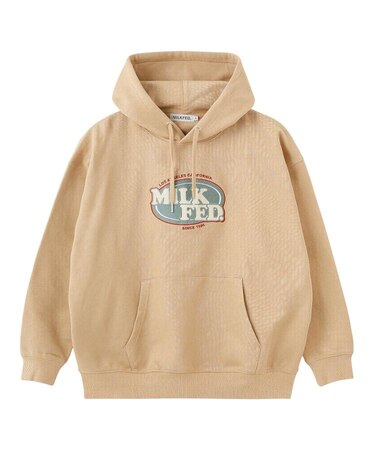 OVAL LOGO WIDE HOODIE SWEAT