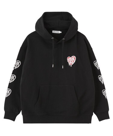 MELTY HEART WIDE HOODIE SWEAT