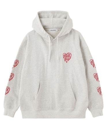 MELTY HEART WIDE HOODIE SWEAT