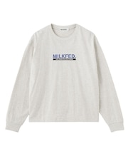 STENCIL CENTER LINE LOGO WIDE L/S TEE