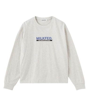 STENCIL CENTER LINE LOGO WIDE L/S TEE