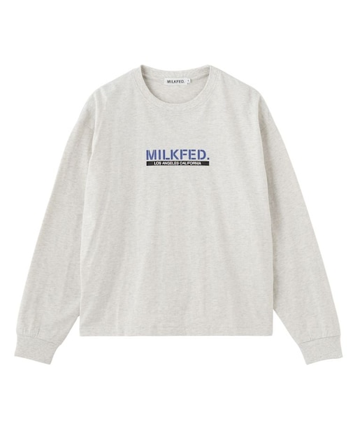 STENCIL CENTER LINE LOGO WIDE L/S TEE
