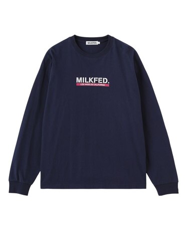 STENCIL CENTER LINE LOGO WIDE L/S TEE