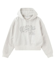 STITCHED LOGO SHORT HOODIE