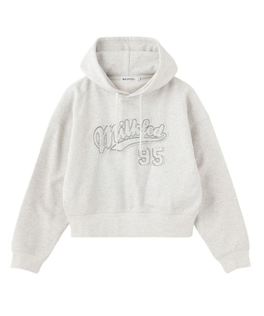 STITCHED LOGO SHORT HOODIE
