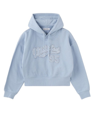 STITCHED LOGO SHORT HOODIE