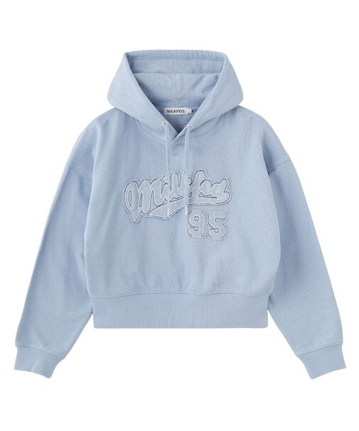 STITCHED LOGO SHORT HOODIE