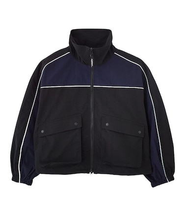 CUTOUT LOGO TRACK JACKET