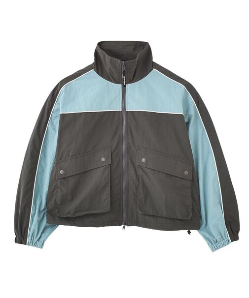 CUTOUT LOGO TRACK JACKET