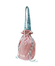 STRIPED TOTE BAG
