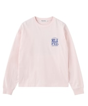 FLOWER DOT PATTERN LOGO WIDE L/S TEE