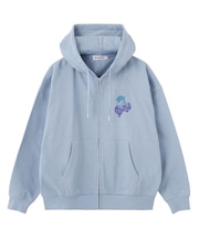 MELTY CHERRY WIDE ZIP UP HOODIE