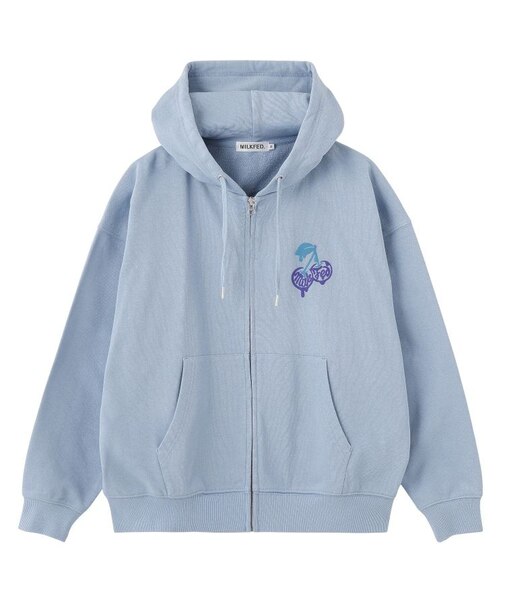 MELTY CHERRY WIDE ZIP UP HOODIE