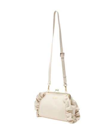 KISS LOCK RUFFLE BAG