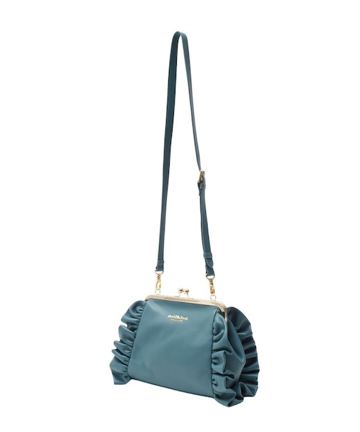 KISS LOCK RUFFLE BAG