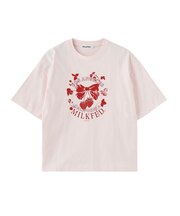 WATERCOLOR STRAWBERRY WIDE S/S TEE