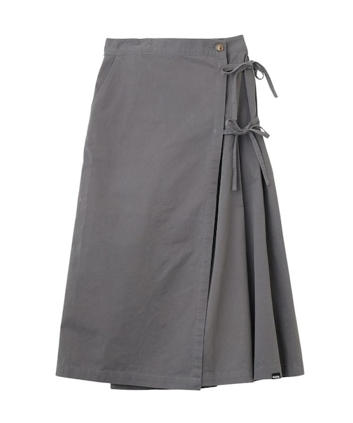 CHINO TUCK LONG SKIRT