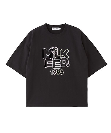 MILKFED. NEON LOGO WIDE S/S TEE