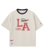 MILKFED.ⅹCHAMPION LA LOGO S/S TEE