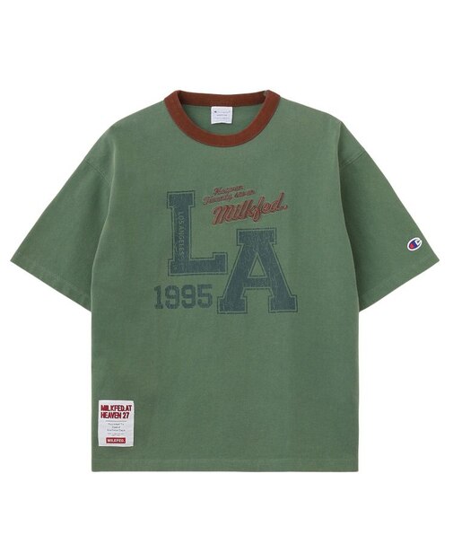 MILKFED.ⅹCHAMPION LA LOGO S/S TEE