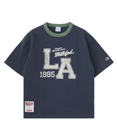 MILKFED.ⅹCHAMPION LA LOGO S/S TEE