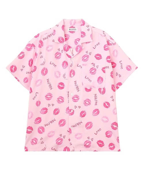 LIP PRINT SHIRT｜ミルクフェドの通販｜&mall（アンドモール）三井