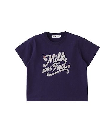 CREAM LOGO COMPACT S/S TEE