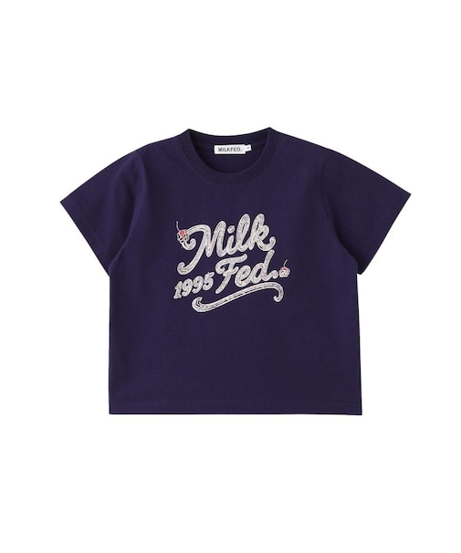 CREAM LOGO COMPACT S/S TEE