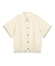 SHEER SCALLOP SHIRT