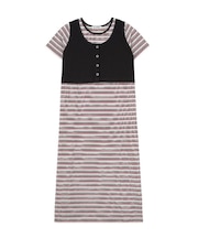 TANK TOP AND STRIPED DRESS SET