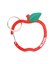 GLITTER APPLE CARABINER RED