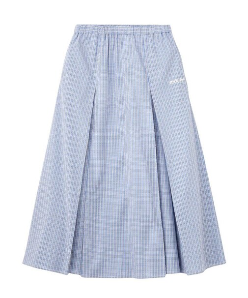 PLAID PATTERN LONG SKIRT