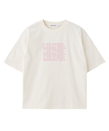 TRIPLE OUTLINE LOGO WIDE S/S TEE